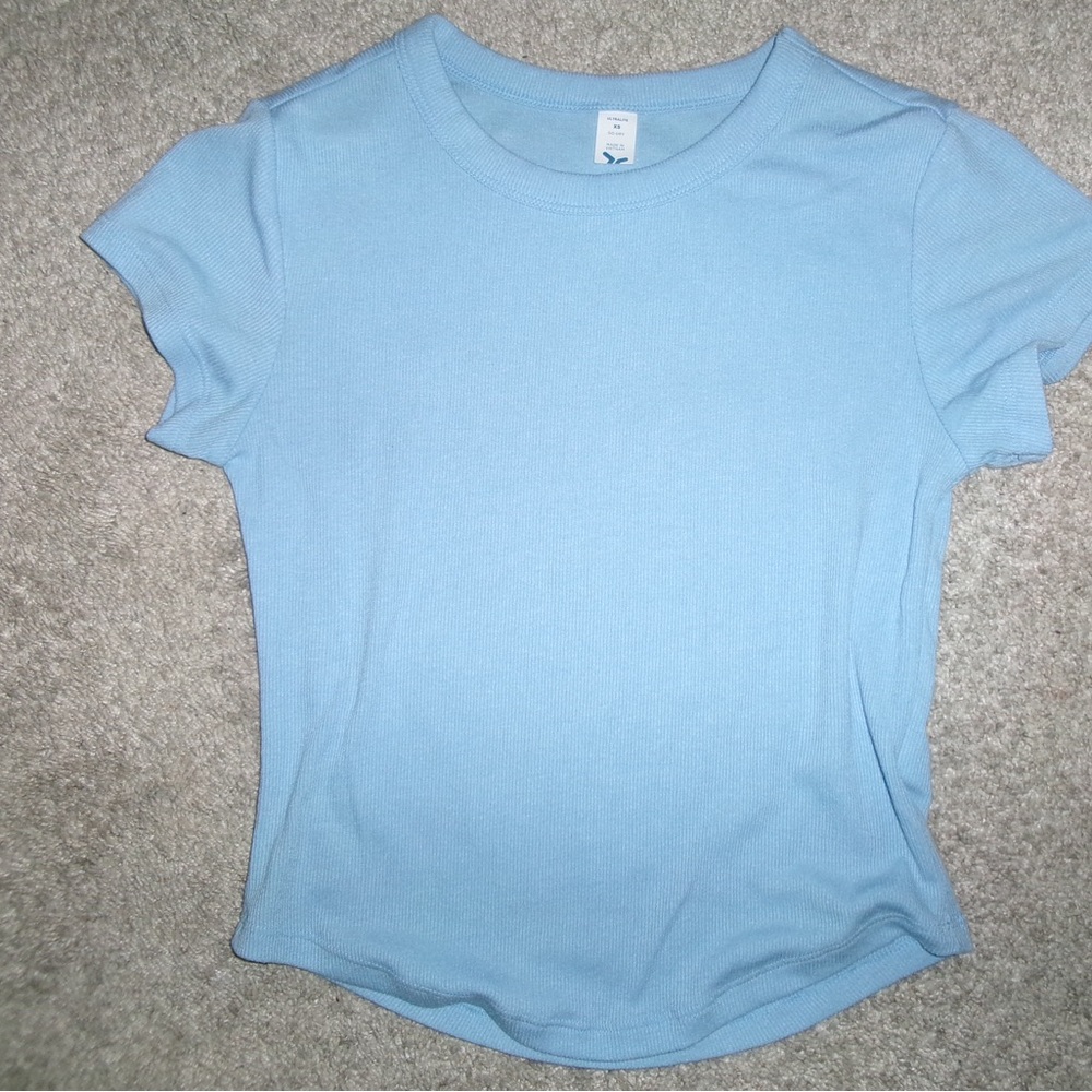 Old Navy Light Blue Short Sleeve Tee